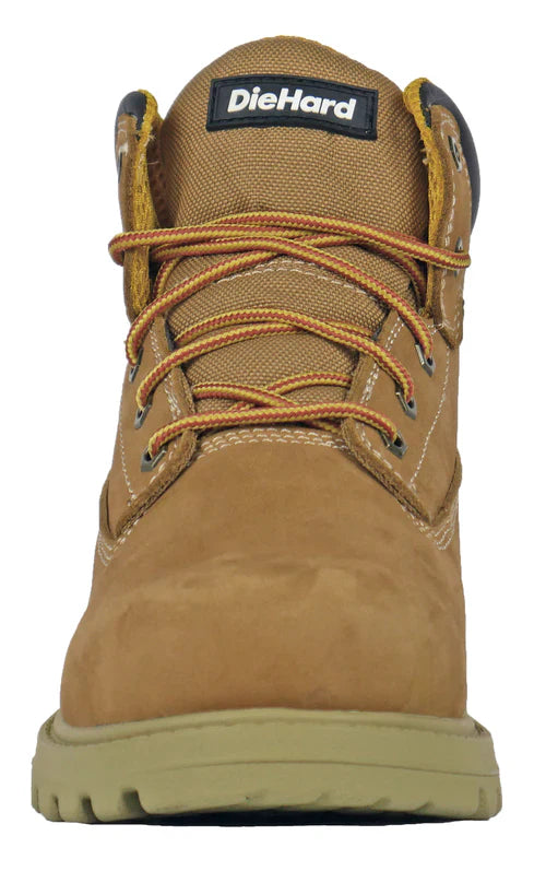 DieHard Men's Charger Soft Toe Waterproof Slip Resistant Work Boot - Wheat - DH60885 - Overlook Boots