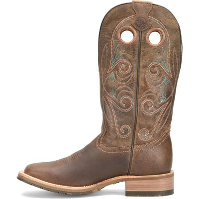 Double H Women's Grace 12" Wide Steel Toe Roper Work Boot - Brown - DH7030 - Overlook Boots