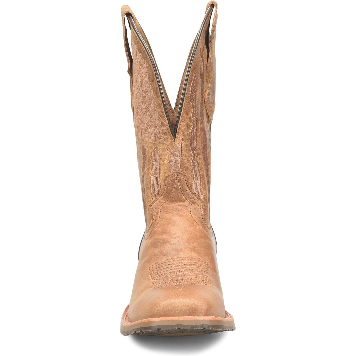 Double H Men's Covada 11" Stockman Wide Square Toe Work Boot -Tan- DH7033 - Overlook Boots