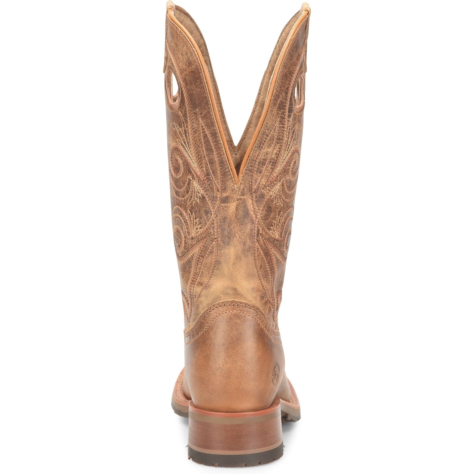 Double H Women's Kenna 12" Wide Square Toe Slip Resistant Roper Work Boot -Brown- DH7035 - Overlook Boots