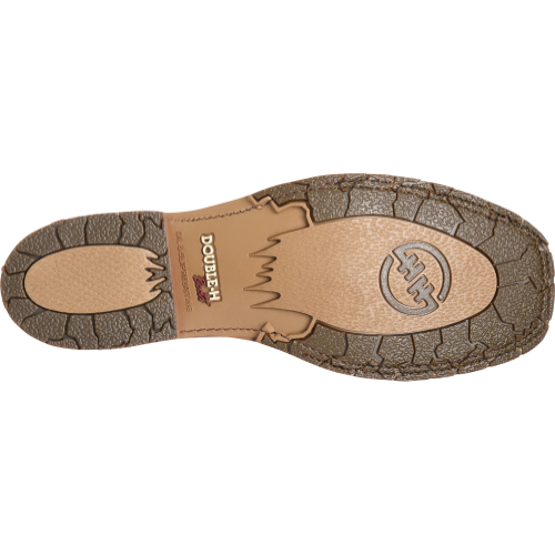 Double H Men's Bregman 12" Wide Square Toe Roper Work Boot -Brown- DH8645  - Overlook Boots