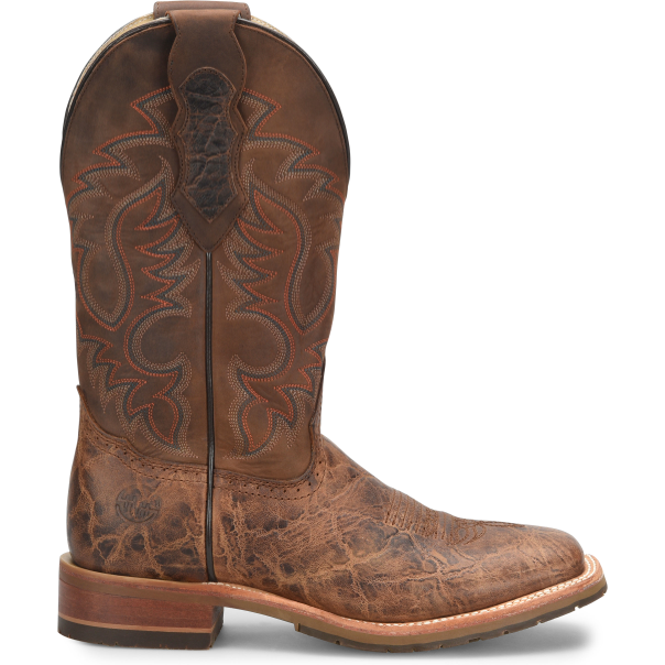 Double H Men's Bregman 12" Wide Square Toe Roper Work Boot -Brown- DH8645 7.5 / Medium / Brown - Overlook Boots