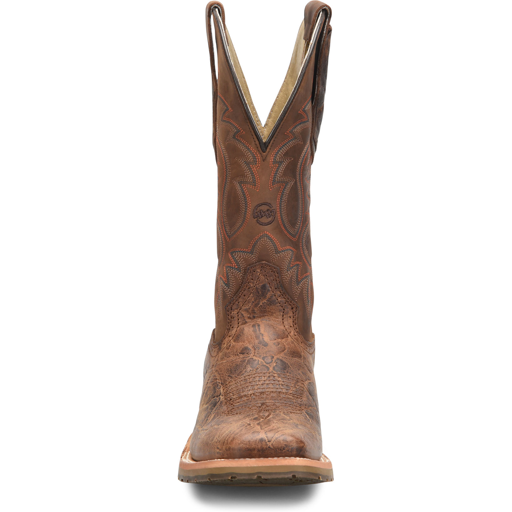 Double H Men's Bregman 12" Wide Square Toe Roper Work Boot -Brown- DH8645  - Overlook Boots