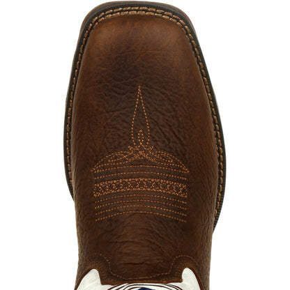 Durango Women's Lady Rebel Distressed Flag 11" Square Toe Western Boot DRD0394  - Overlook Boots