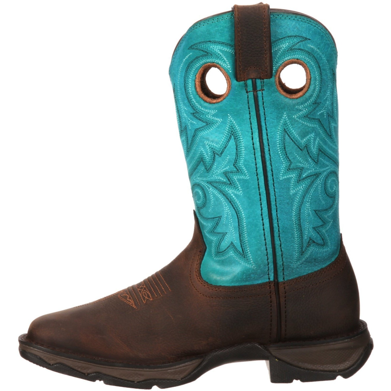 Durango Women's Lady Rebel 10" Steel Toe Western Boot- Brown - DWRD022  - Overlook Boots