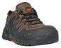 Hoss Men's Eric Lo Soft Toe Slip Resist Work Shoe - Brown - 50230 7 / Extra Wide / Brown - Overlook Boots