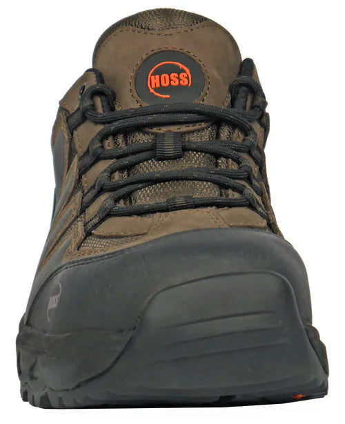 Hoss Men's Eric Lo Soft Toe Slip Resist Work Shoe - Brown - 50230 - Overlook Boots
