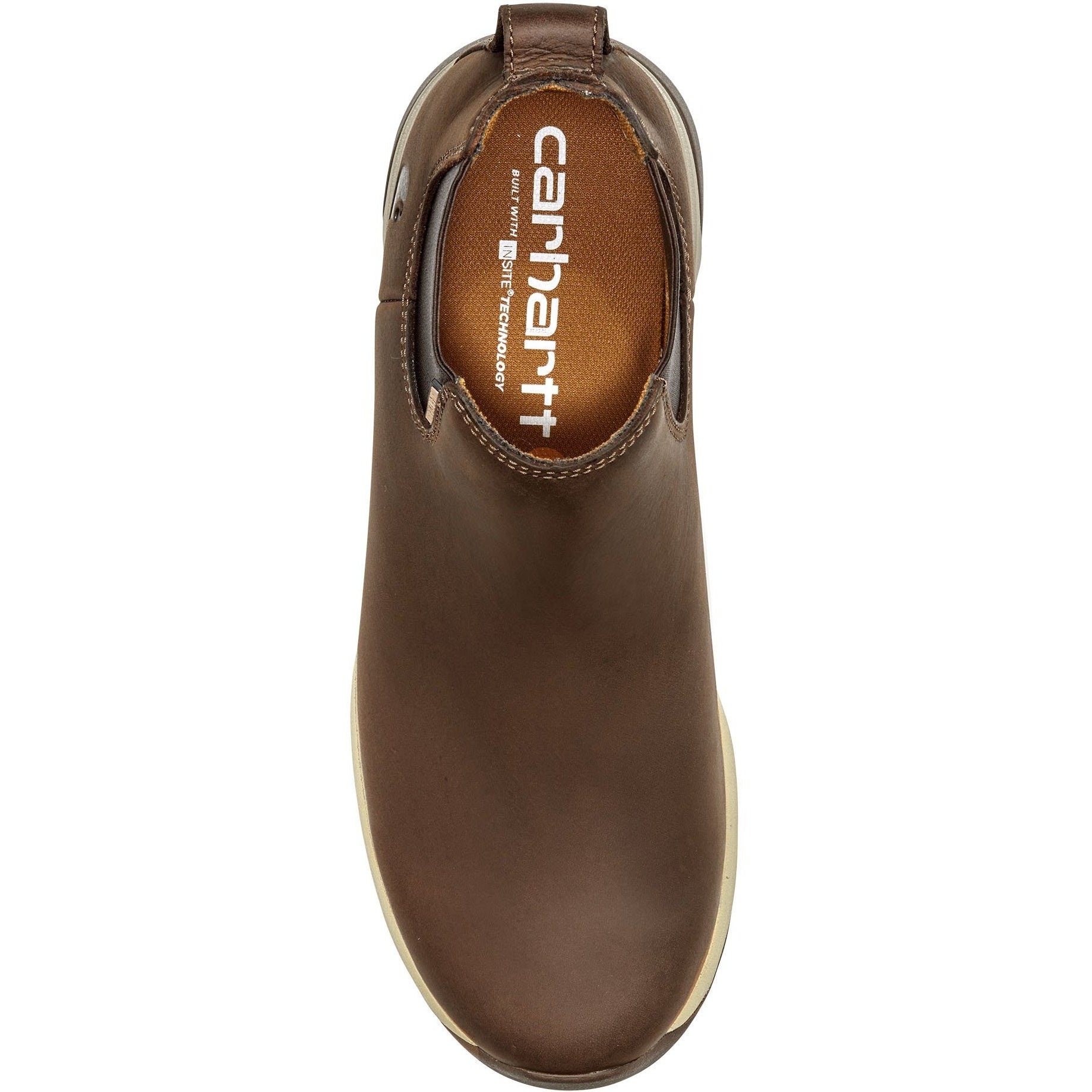 Carhartt Men's Chelsea 4" Soft Toe Waterproof Chelsea Work Boot - Brown - FA4015-M - Overlook Boots