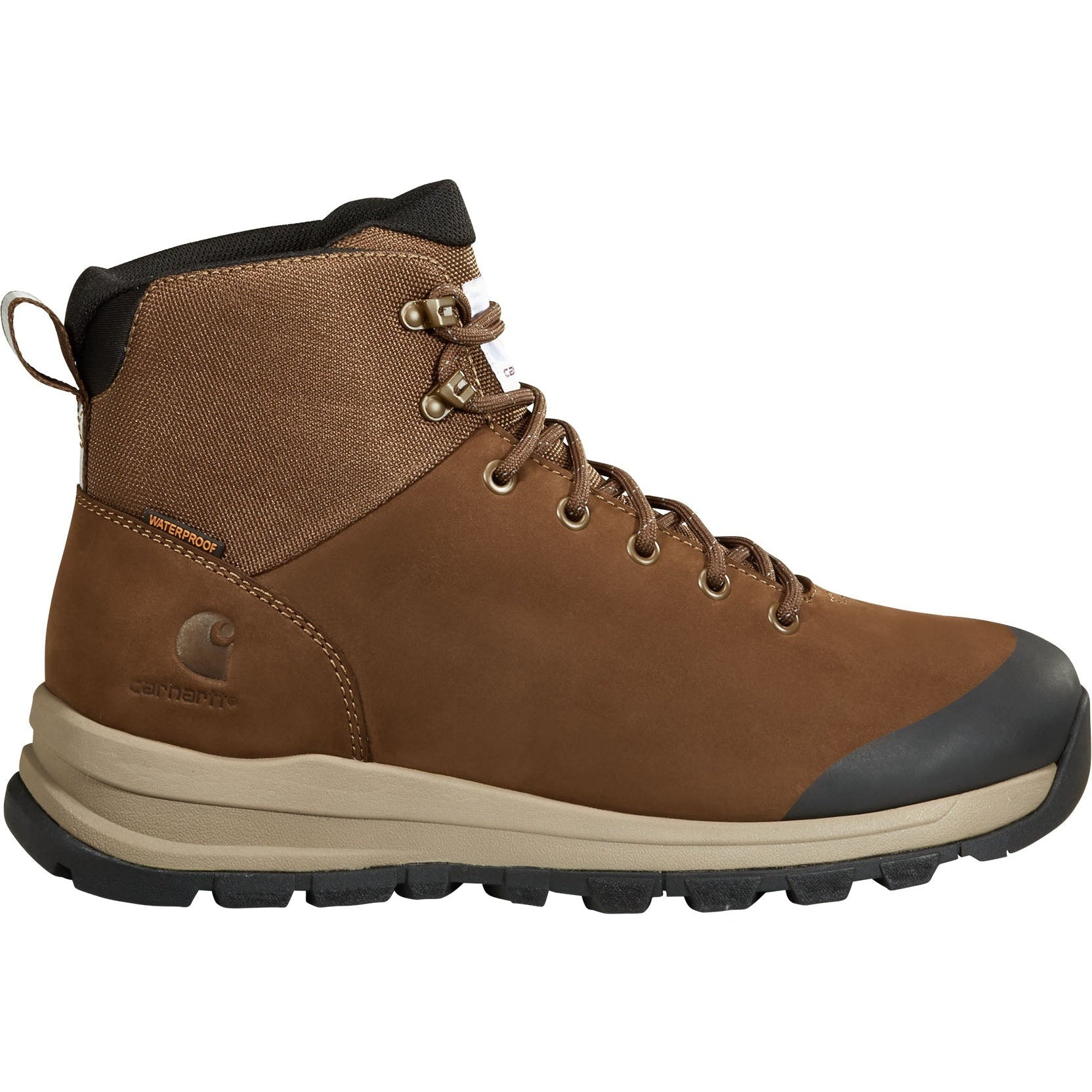 Carhartt Men's 5" Waterproof Soft Toe Hiking Boot - Dark Brown - FH5020-M 8 / Medium / Brown - Overlook Boots