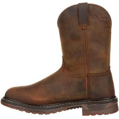 Rocky Men's Original Ride Roper 10" Round Toe Western Boot -Brown- FQ0001108  - Overlook Boots