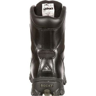 Rocky Men's Alpha Force 8" Soft Toe Waterproof Public Service Boot -Black- FQ0002165 - Overlook Boots