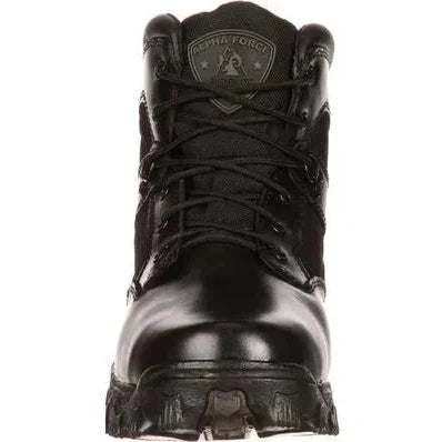 Rocky Men's Alpha Force 6" Soft Toe Waterproof Public Service Boot -Black- FQ0002167 - Overlook Boots