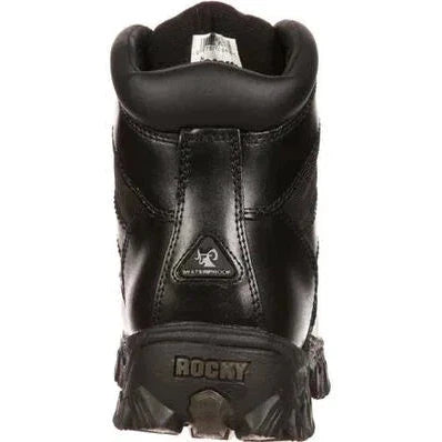 Rocky Men's Alpha Force 6" Soft Toe Waterproof Public Service Boot -Black- FQ0002167 - Overlook Boots