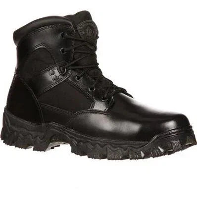 Rocky Men's Alpha Force 6" Soft Toe Waterproof Public Service Boot -Black- FQ0002167 - Overlook Boots