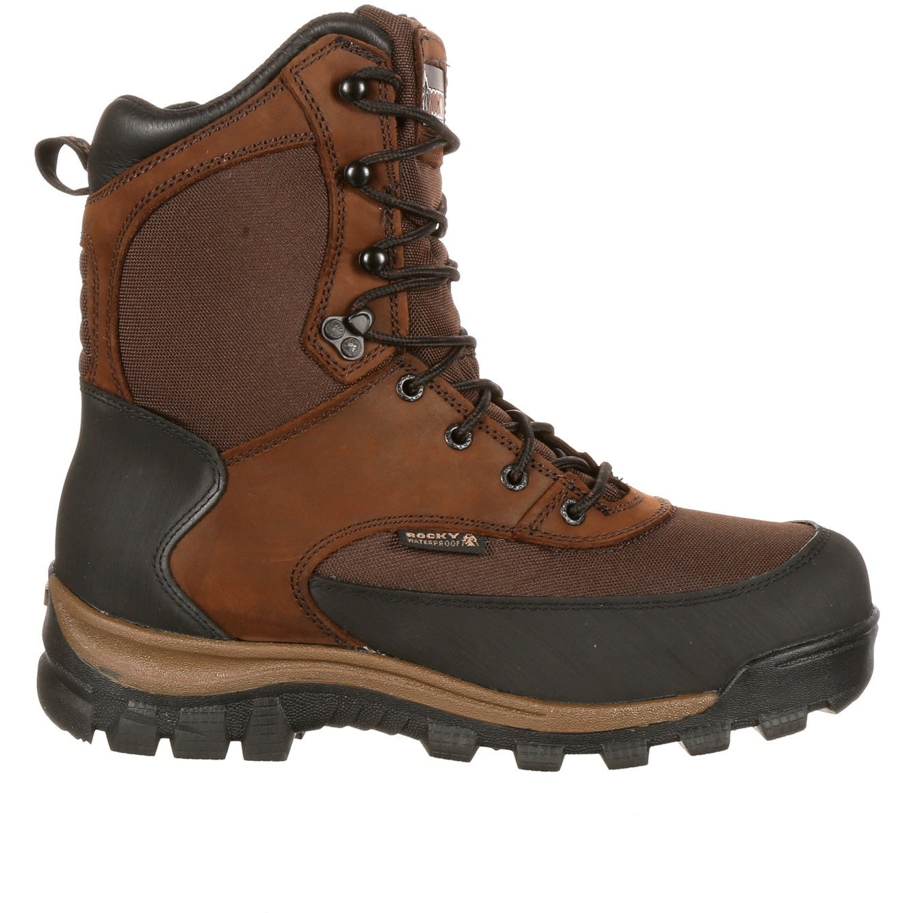 Rocky Men's Core 8" Waterproof 800G Insuldated Pac Outdoor Boot - Brown - FQ0004753 - Overlook Boots