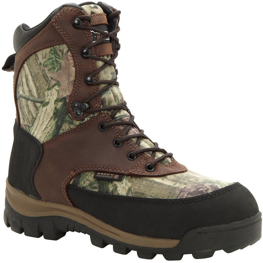 Rocky Men's Core 8" Waterproof 800G Pac Thinsulate Hunt Boot - Mossy Oak - FQ0004755 8 / Medium / Brown - Overlook Boots