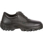 Rocky TMC 4" Plain Toe Slip Resistant Oxford Work Shoe -Black- FQ0005000 7 / Medium / Black - Overlook Boots