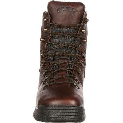 Rocky Men's Mobilite 8" Steel Toe Waterproof Oil Resist Work Boot -Brown- FQ0006115 - Overlook Boots