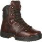 Rocky Men's Mobilite 8" Steel Toe Waterproof Oil Resist Work Boot -Brown- FQ0006115 8 / Medium / Brown - Overlook Boots