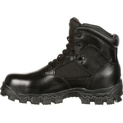 Rocky Men's Alpha Force 6" Composite Toe Waterproof Public Service Boot -Black- FQ0006167 - Overlook Boots