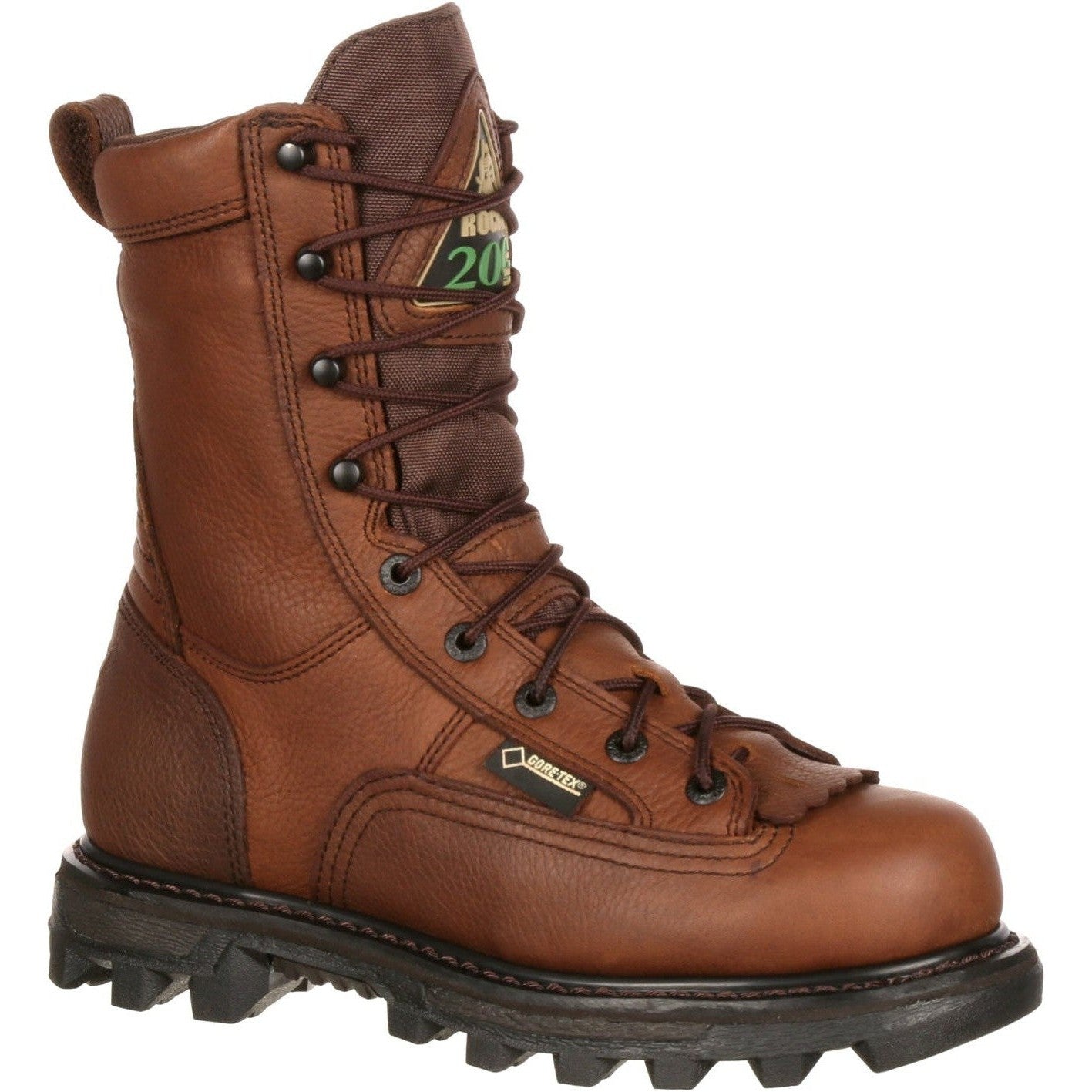 Rocky Men's BearClaw 9" Waterproof 200G Ins Outdoor Boot - Brown - FQ0009237 8 / Medium / Brown - Overlook Boots