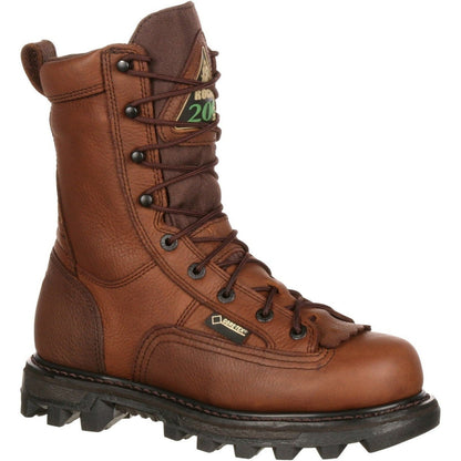 Rocky Men's BearClaw 9" Waterproof 200G Ins Outdoor Boot - Brown - FQ0009237 8 / Medium / Brown - Overlook Boots