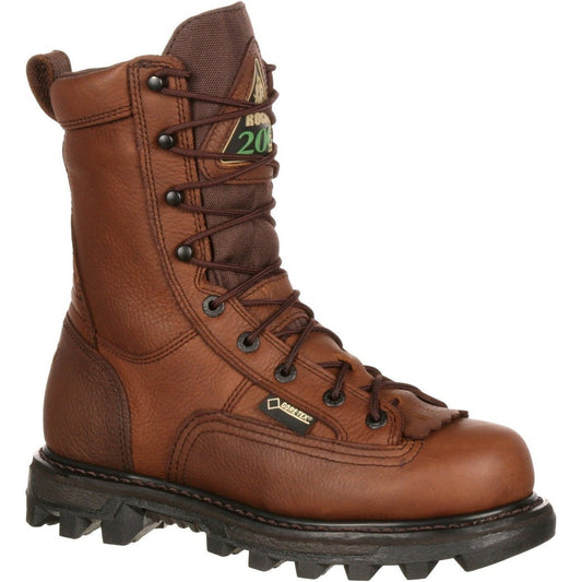 Rocky Men's BearClaw 9" Waterproof 200G Ins Outdoor Boot - Brown - FQ0009237 8 / Medium / Brown - Overlook Boots