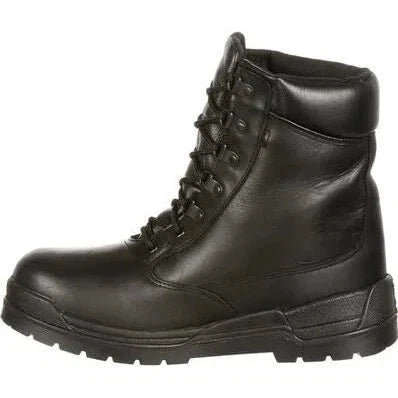 Rocky Men's Eliminator Event 8" Waterproof 400G Public Service Boot -Black- FQ0081321 - Overlook Boots