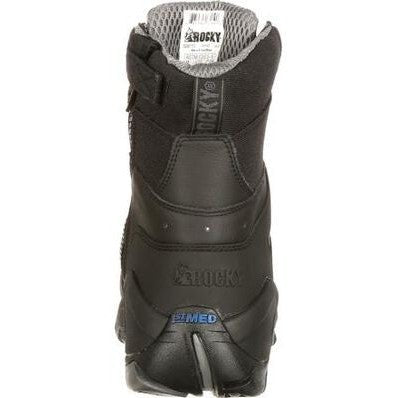 Rocky Men's 1st Med 8" Carbon Toe Waterproof Public Service Boot -Black- FQ0911113 - Overlook Boots