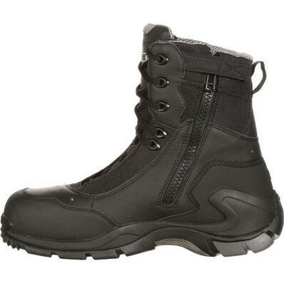Rocky Men's 1st Med 8" Carbon Toe Waterproof Public Service Boot -Black- FQ0911113 - Overlook Boots
