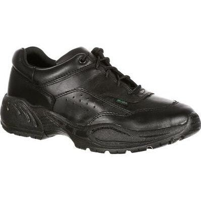 Rocky Men's 911 Athletic Oxford 4" Public Service Shoes -Black- FQ9111101 7 / Medium / Black - Overlook Boots