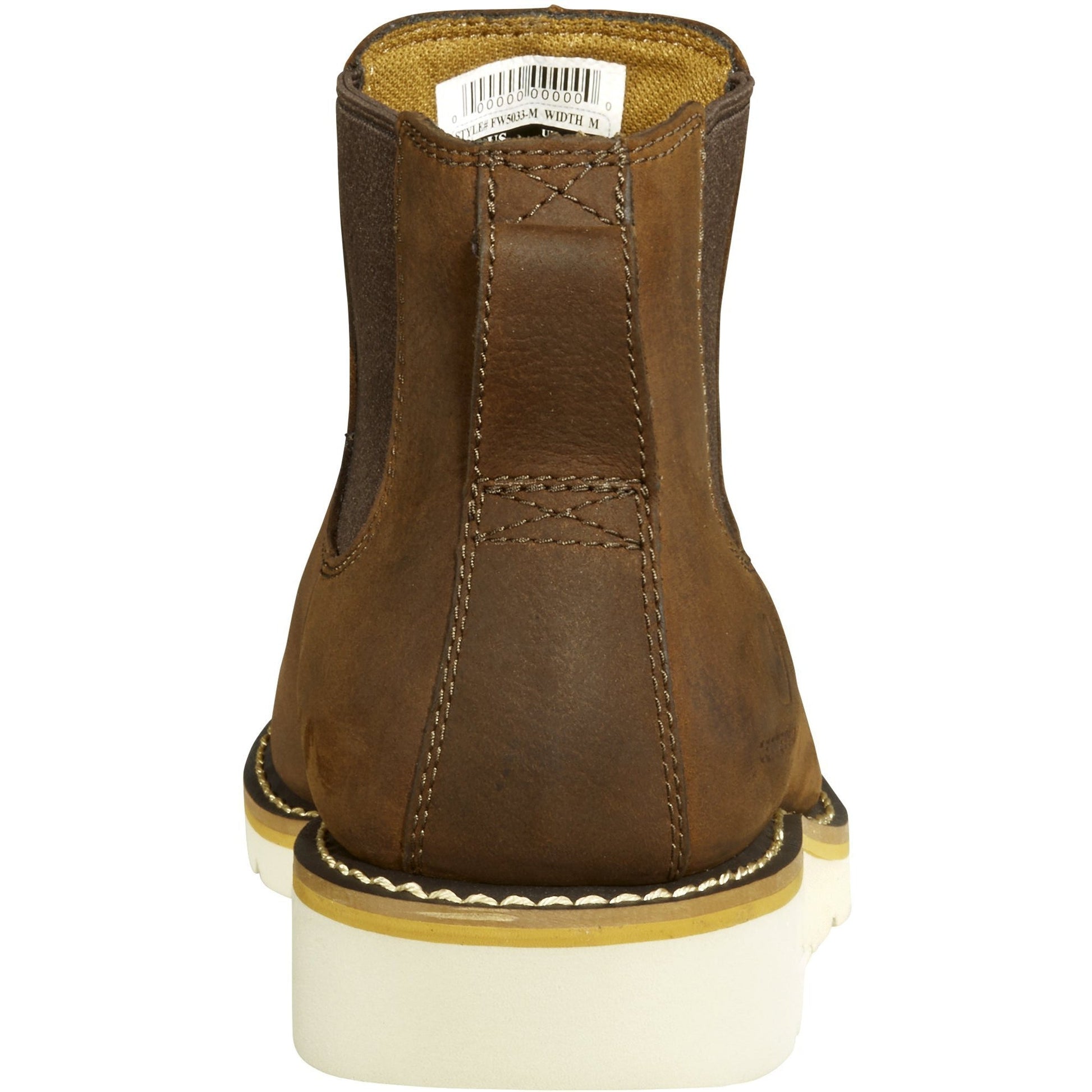 Carhartt Men's Chelsea 5" Steel Toe Wedge Work Boot - Brown - FW5233-M  - Overlook Boots