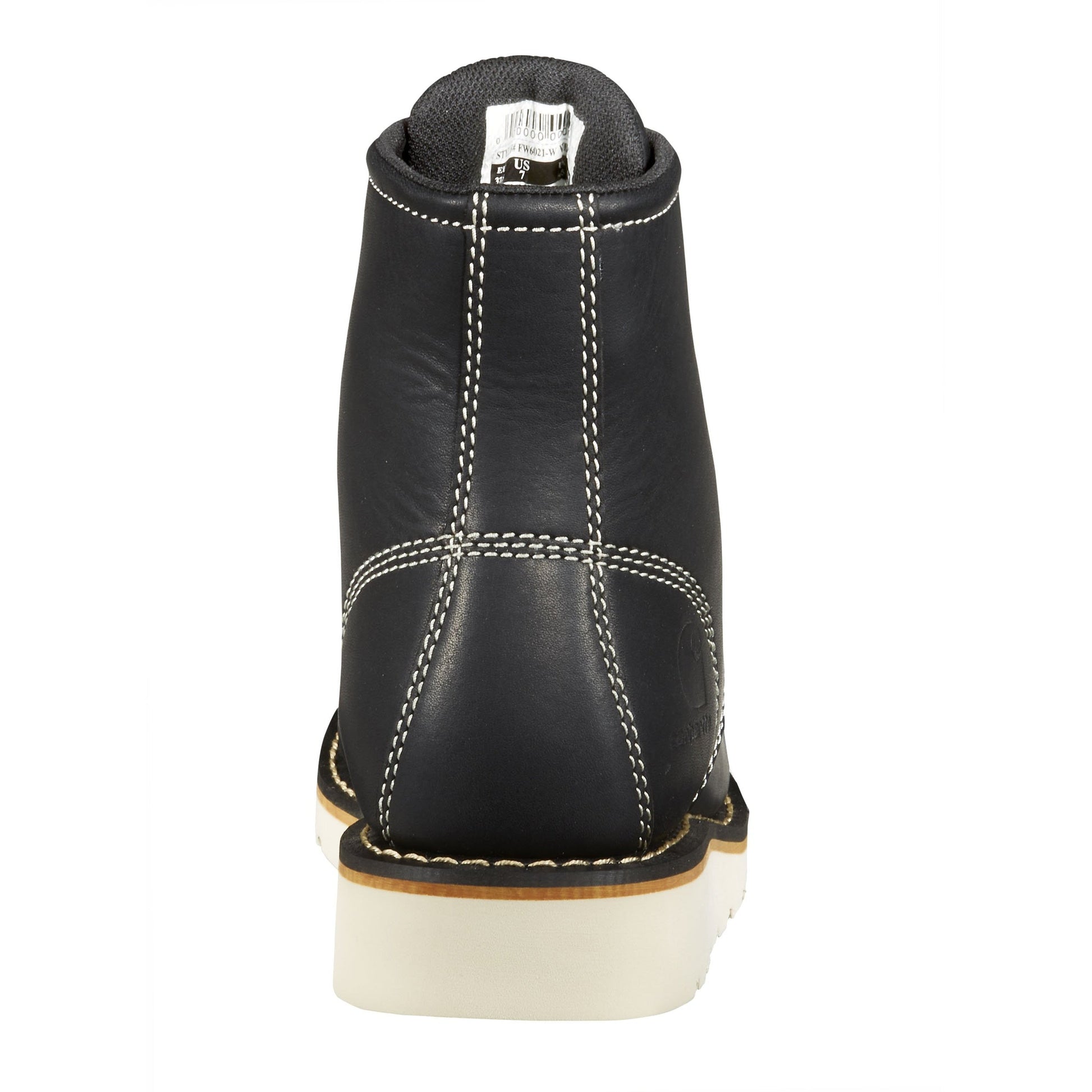 Carhartt Women's 6" Soft Toe Waterproof Wedge Work Boot- Black- FW6021-W - Overlook Boots