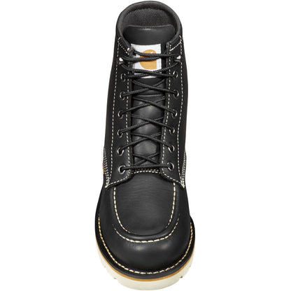 Carhartt Women's 6" Soft Toe Waterproof Wedge Work Boot- Black- FW6021-W - Overlook Boots
