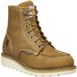 Carhartt Women's 6" Steel Toe Waterproof Wedge Work Boot - Brown - FW6225-W 6 / Medium / Brown - Overlook Boots