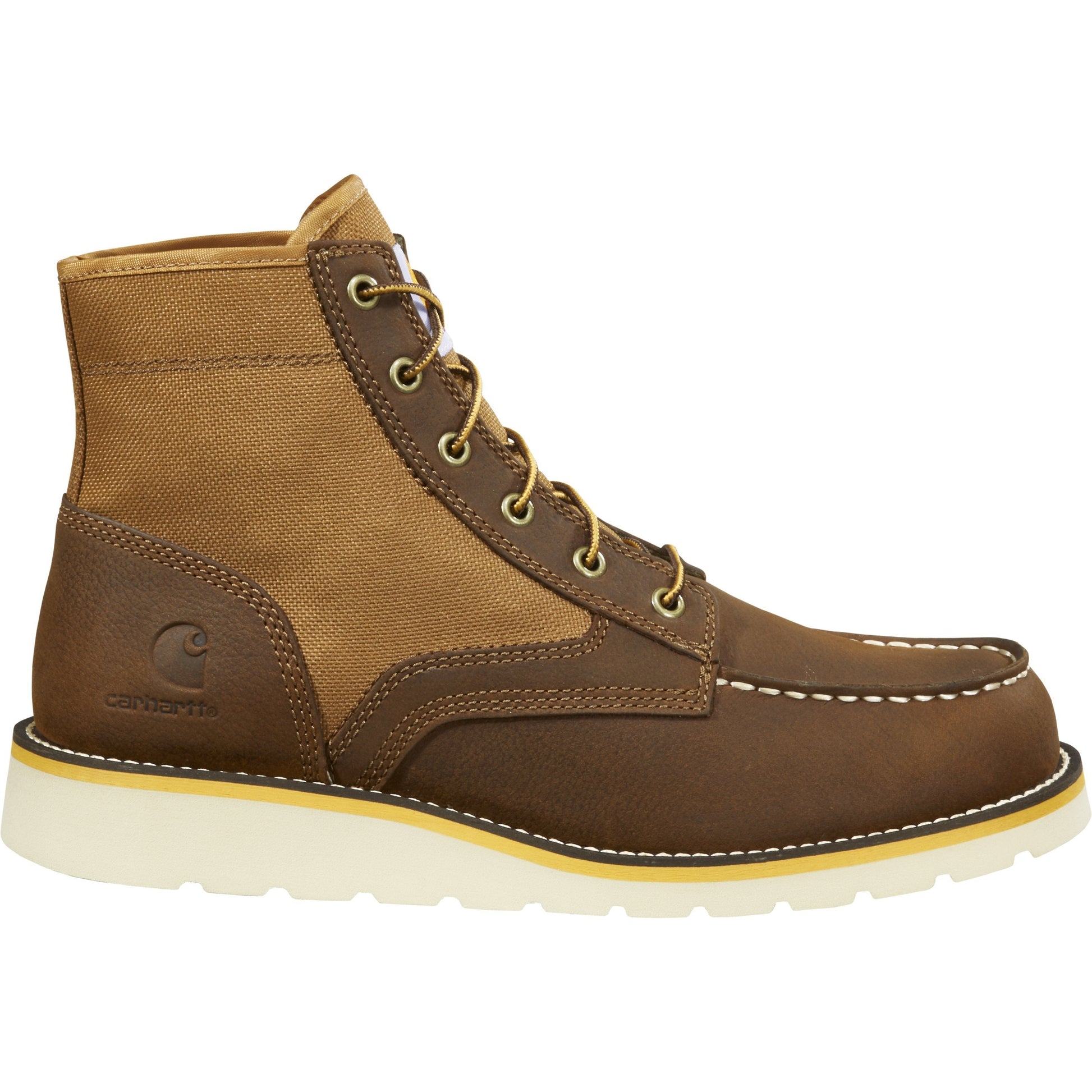 Carhartt Men's 6" Soft Toe Wedge Work Boot - Brown - FW6035-M  - Overlook Boots