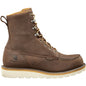 Carhartt Men's 8" Waterproof Soft Toe Wedge Work Boot - Dark Brown - FW8095-M 15 / Wide / Brown - Overlook Boots