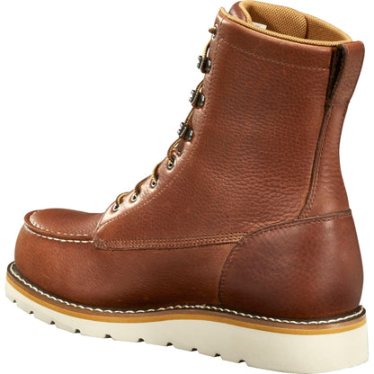 Carhartt Men's 8" Waterproof Steel Toe Wedge Work Boot - Redwood - FW8275-M  - Overlook Boots
