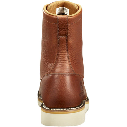 Carhartt Men's 8" Waterproof Steel Toe Wedge Work Boot - Redwood - FW8275-M  - Overlook Boots