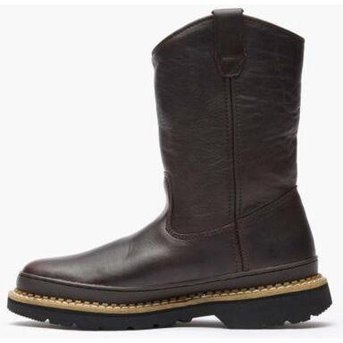 Georgia Men's Giant 11" Wellington Pull On Work Boot -Brown- G4274 - Overlook Boots
