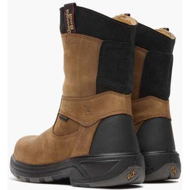 Georgia Men's Flxpoint 10" Composite Toe Waterproof Wellington Work Boot- Brown - G5644 - Overlook Boots