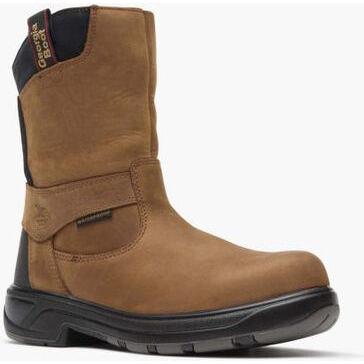 Georgia Men's Flxpoint 10" Composite Toe Waterproof Wellington Work Boot- Brown - G5644 8 / Medium / Brown - Overlook Boots