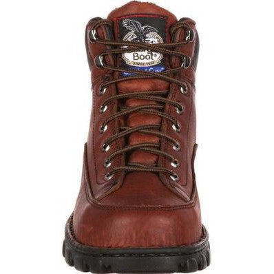 Georgia Men's Eagle Light 6" Steel Toe Wide Load Hiker Work Boot -Soggy- G6395 - Overlook Boots