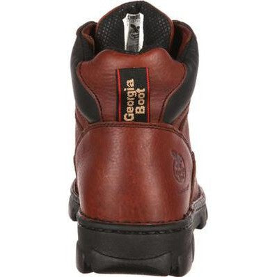 Georgia Men's Eagle Light 6" Steel Toe Wide Load Hiker Work Boot -Soggy- G6395 - Overlook Boots