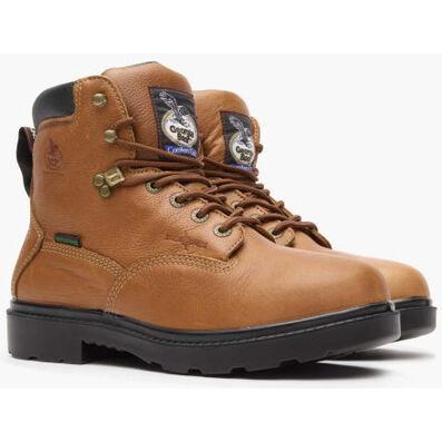 Georgia Men's Farm And Ranch 6" Soft Toe Waterproof Work Boot -Brown- G6503 - Overlook Boots