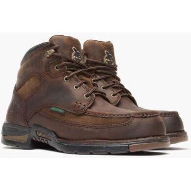 Georgia Men's Athens 6" Steel Toe Waterproof Work Boot - Brown - G7603 - Overlook Boots