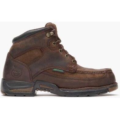 Georgia Men's Athens 6" Steel Toe Waterproof Work Boot - Brown - G7603 - Overlook Boots