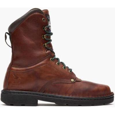 Georgia Men's Eagle Light 8" Slip Resistant Work Boot -Wildwood- G8083 - Overlook Boots