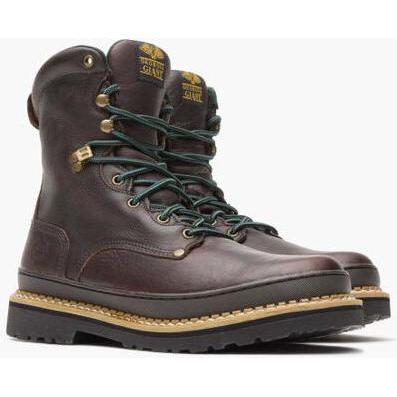 Georgia Men's Giant 8" Slip Resistant Work Boot -Brown- G8274 - Overlook Boots