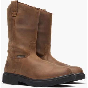 Georgia Men's Suspension 11" Waterproof Wellington Work Boot -Brown- GB00085 - Overlook Boots